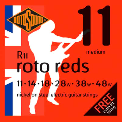 R11 Roto Reds Nickel Medium 11/48 Rotosound image 1