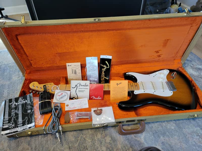 Fender American Vintage '57 Stratocaster Electric Guitar | Reverb