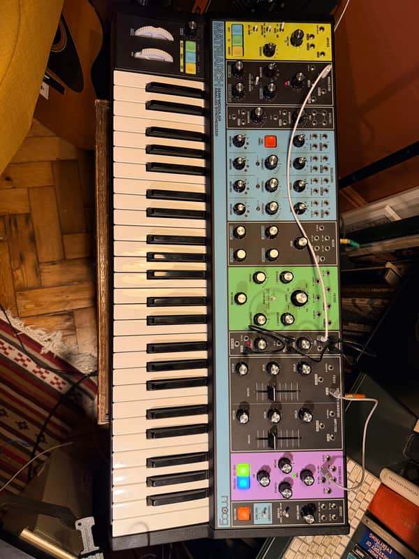 Moog Matriarch 49-Key Semi-Modular Analog Synthesizer 2019 - Present - Black / Multi-Colored Panel Bild 1
