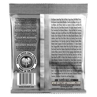 Immagine Ernie Ball 3126 RPS Coated Titanium Not Even Slinky 12-56 - 3