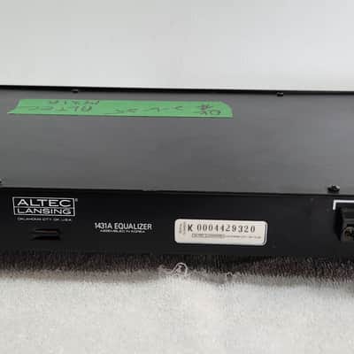 ALTEC LANSING Vintage graphic equalizer Model 1431A , 31 Band 1/3 Octave (Mono) image 5