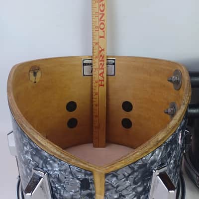 Pearl 8x8"+10" 80s Marching Tom Duo Championship Maple Sonic Cut Away 8ply Shell image 22