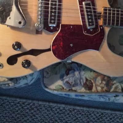1960s Semi-Hollow Royal Artist Bruno Made-In-Japan 1960s Blonde Guitar image 1