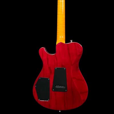 Knaggs Guitars Choptank T-Trem Hollow Body NS- Burgundy Fade Burst T1 Top image 3