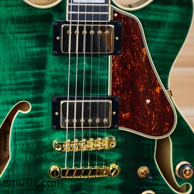 Ibanez AS93FM-TMG Artcore Expressionist - Transparent Moss Green image 4