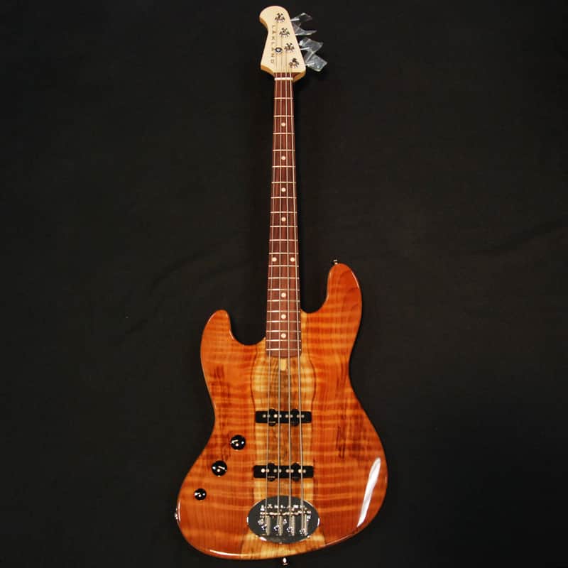 Lakland USA 44-60 Custom Walnut 4 String Jazz Bass Left Hand 1 of a kind! image 1