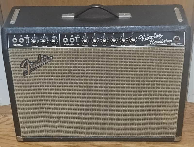 1965 Fender Vibrolux Reverb Vibrato Both Channels image 1