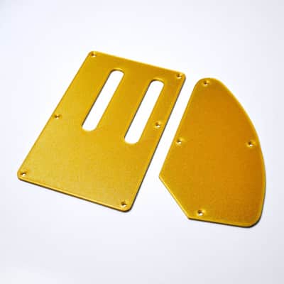Ibanez JEM & RG Guitar Backplate Control Cover & Tremolo Cover - Gold image 1