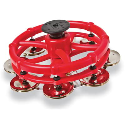 Latin Percussion LP193 Click HiHat Tambourine Steel Jingles image 1