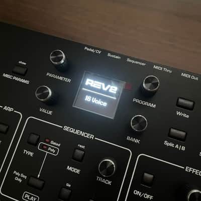 Sequential Prophet Rev2 Desktop 16-Voice Polyphonic Synthesizer 2018 - Present - Black with Wood Sides image 10