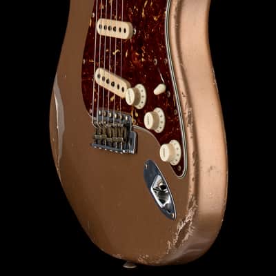 Mint Fender Custom Shop Austin Macnutt Masterbuilt Empire 67 Stratocaster Relic - Firemist Gold #65952 image 7