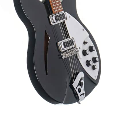 Rickenbacker Jetglo Black (1986) 330 Guitar #zb0320 image 3