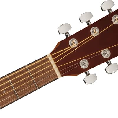 Fender CC-140SCE Concert Acoustic Electric Guitar w/ Case. Walnut Fingerboard, Natural image 14