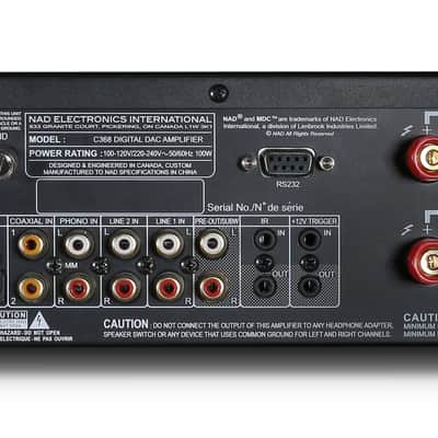NAD C 368 Integrated Amplifier **OPEN BOX** image 2