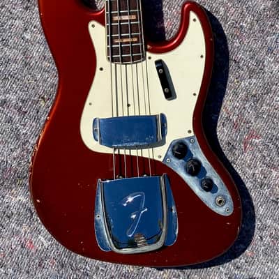 Fender Jazz Bass 1968 - Candy Apple Red - Custom Color - CAR image 1