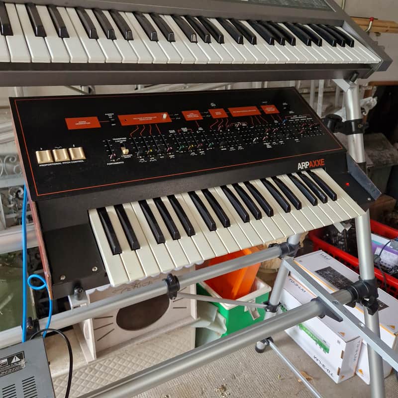 ARP Axxe Monophonic Analog Synthesizer 1979 - 1981 - Black / Orange image 1