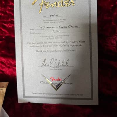 Fender Custom Shop 1956 Stratocaster Closet Classic 2000 John Cruz image 15