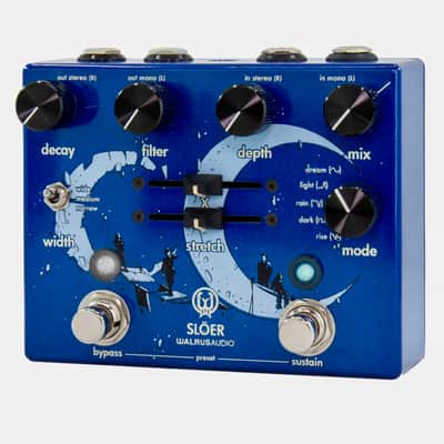 Walrus Audio Slöer Stereo Multi-Texture Reverb 2023 - Present - Lollipop Blue image 2