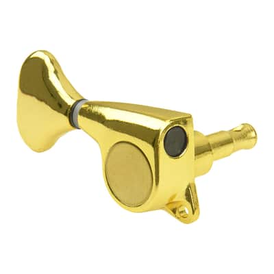 6 Guitar Machine Heads Sealed Tuning Key Pegs Tuners Set Replacement 3L+3R Compatible with Strat ST Tele SG Style Electric or Acoustic Guitars (Gold) image 3
