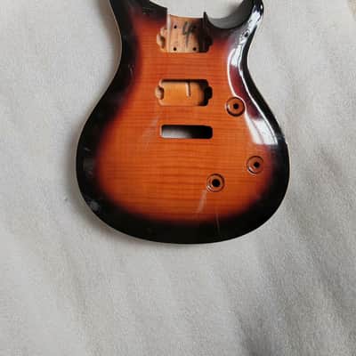 Tobacco Burst Custom HH Guitar Mahogany Body with Quilted Maple Top