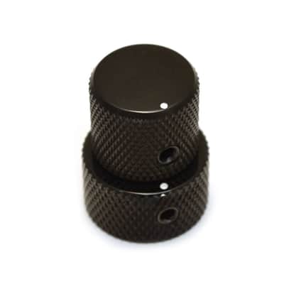 MK-3320-003 Gotoh Black Mini Stacked Knob for most Bartolini, Duncan & EMG