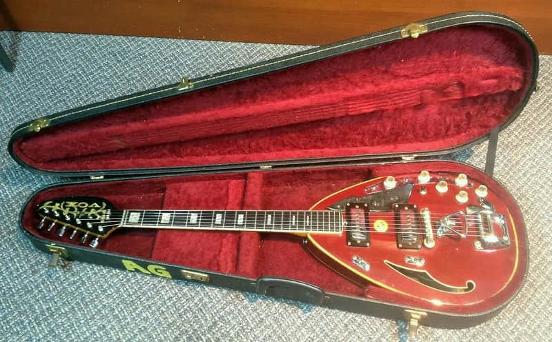 RARE 1968 Vox Starstream Guitar 6-String CHERRY Finish VINTAGE