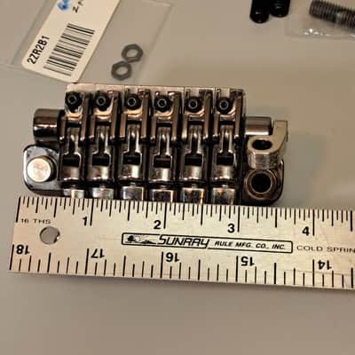 Ibanez Edge Zero II Tremolo System Floyd Rose Style Bridge 2000's - Cosmo Black - Plus Frame And Parts image 6