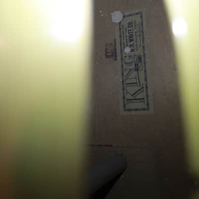 King Mortone Double Bass Blonde c1960 image 13