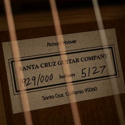 Santa Cruz 1929 000 Guitar #5127 image 3