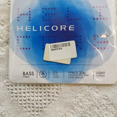 D'Addario Helicore Hybrid Bass Single A String, 3/4 Scale, Light Tension image 1