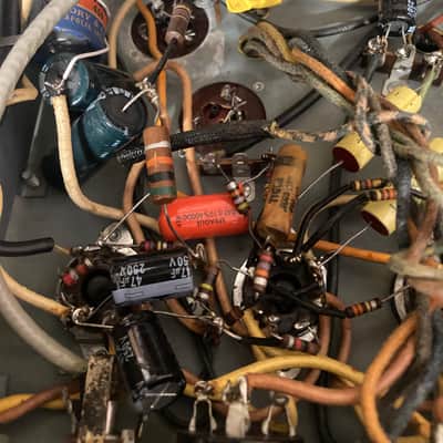 Bell Sound  3725  1950 guitar amp Conversion image 10