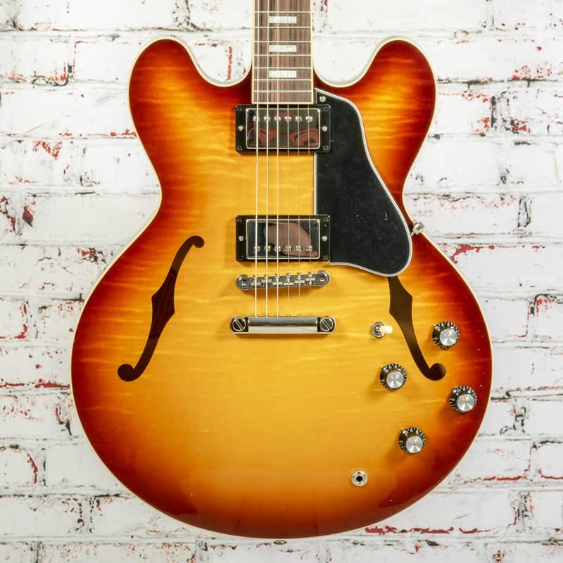 Gibson - ES-335 Figured - Semi-Hollow Electric Guitar - Iced Tea - w/ Hardshell Case - x0299 image 1