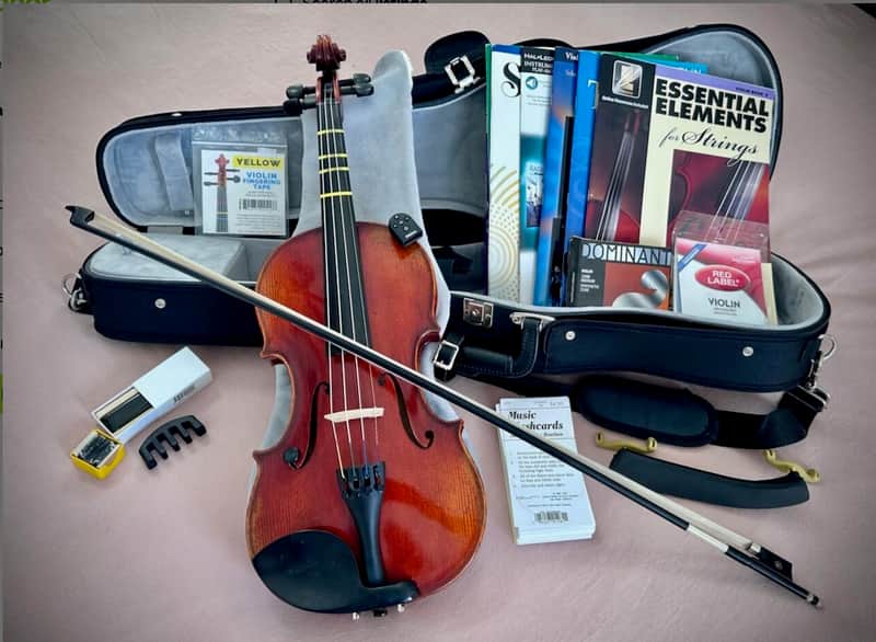 Ivan Dunov Ivan Dunov Romanian 4/4 Violin With All Accessories 2018 - Maple image 1