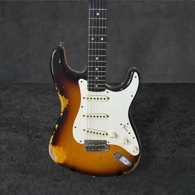 Fender Custom Shop '59 Stratocaster Heavy Relic - Faded/Aged Chocolate 3-Tone Sunburst image 6