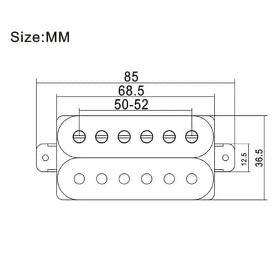 Blue and Purple Set Guitar Neck and Bridge Humbucker Pickups Set image 5