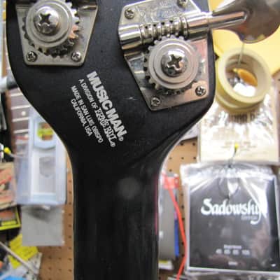 Ernie Ball Music Man Bongo HH 2005 - Charcoal Black image 5