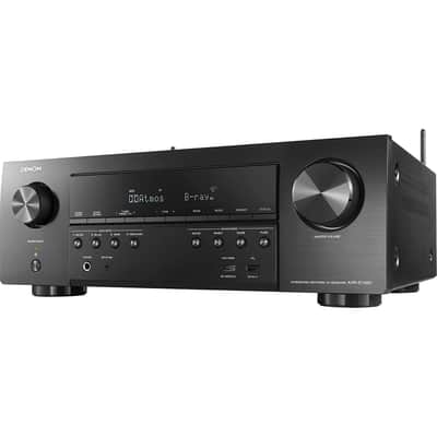 Denon AVR-S740H 7.2 Channel 75W AV Receiver with HEOS Technology Package with HDMI Cables & Cloth image 3