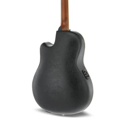 Ovation AB24CM-4S Applause Mid-Depth Cutaway Lyrachord Body Nato Neck Nylon 6-String Classical Acoustic-Electric Guitar image 3