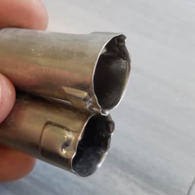 Elco Pair (2) Tube Shields 6AU6 7-pin J-Slot TS102U02 mil spec J20-01 Vintage Vacuum 1950s-1960s image 6