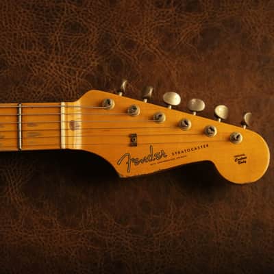 Fender Custom Shop 1956 Stratocaster Heavy Relic in Aged Indian Ivory over 2-tone Sunburst image 5