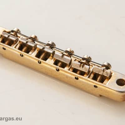 Original Gibson ABR 1 Bridge 1966-1970 Gold W/ original Thumbwheels image 14
