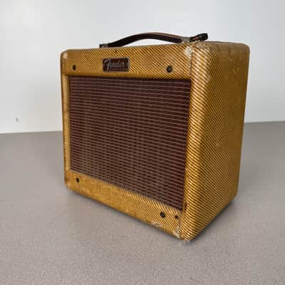 1955 Fender Tweed Champ 5E1 (changed transformer) image 2