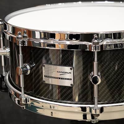 CANOPUS USED ​​CF-1455 [Carbon Fiber 14''×5.5'' Snare Drum] image 2
