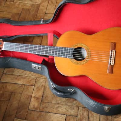 Solid Cedar + Brazilian Rosewood + Top Model From Suzuki Factory Japan + c.1978 + Nice Setup + Hard Case image 16