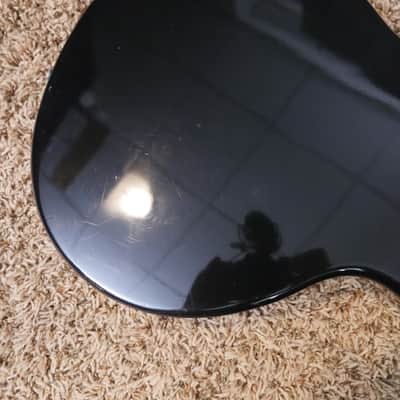 Video! 1986 Gibson Melody Maker Black - Ebony Fretboard - Gen 4 Chainsaw Case image 19