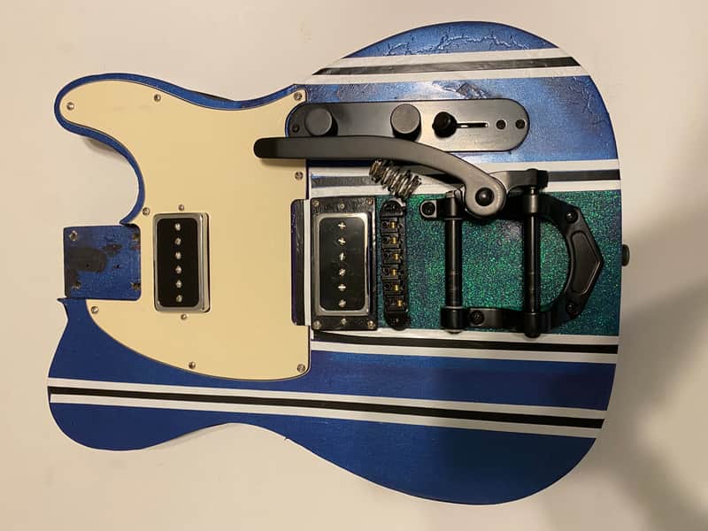 Telecaster body  1 2022 Blue image 1