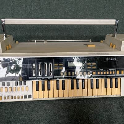 1980's FISHER SC-300K Portable Music Composer System Boombox Stereo w/Keyboard image 18