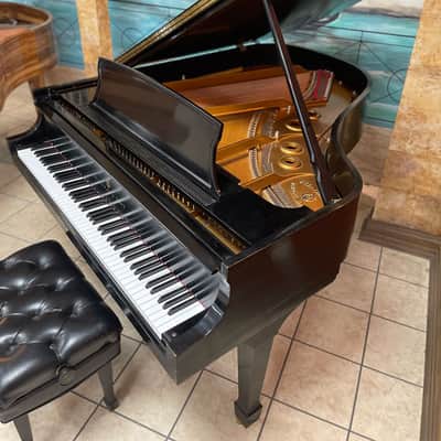 Steinway Model L 5'10 1/2" Grand Piano - Ebony Satin - 2001 Model image 3