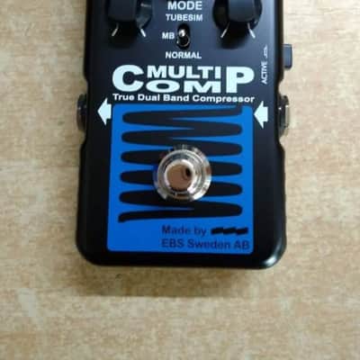 EBS MultiComp Bass Compressor Pedal w/ Original box & paperwork image 3