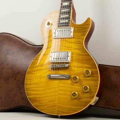 2021 Gibson Custom '59 reissue Les Paul Standard, Golden Poppy Burst image 3